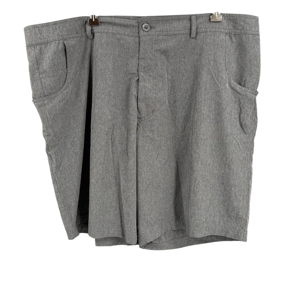 Straight Down Golf Shorts Mens 40 Gray Performance Tech Stretch Lightweight‎